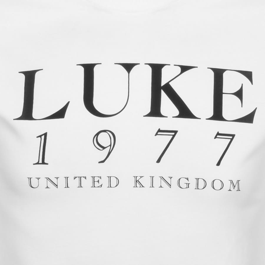 Alternative Image for ProductLuke 1977 Short Sleeve Identitee T Shirt White3